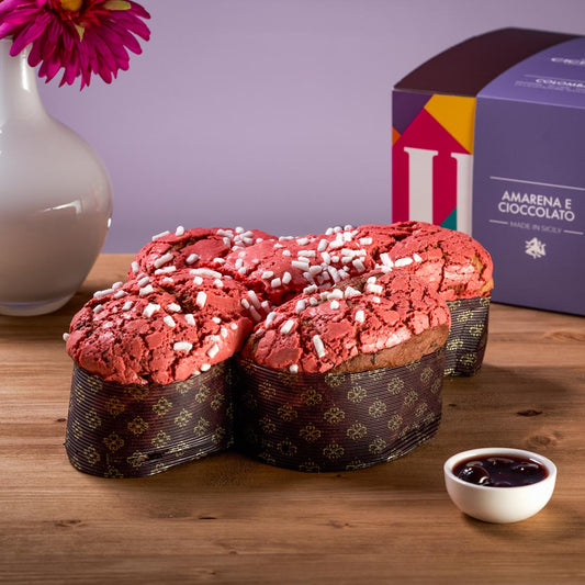 Colomba Artigianale con Amarena e Gocce di Cioccolato (1kg)