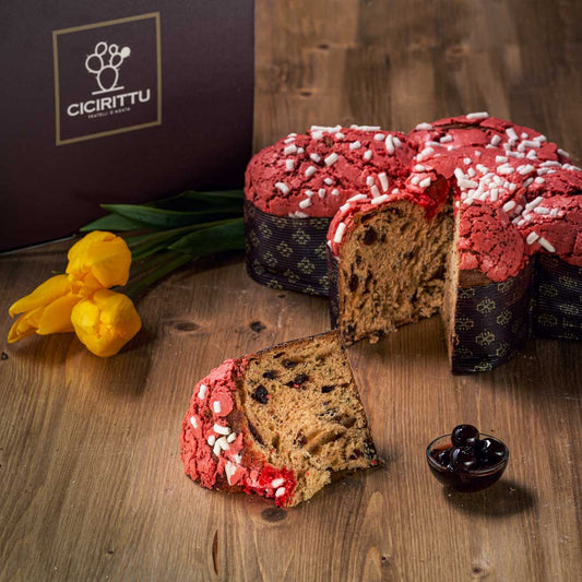 Colomba Artigianale con Amarena e Gocce di Cioccolato (1kg)