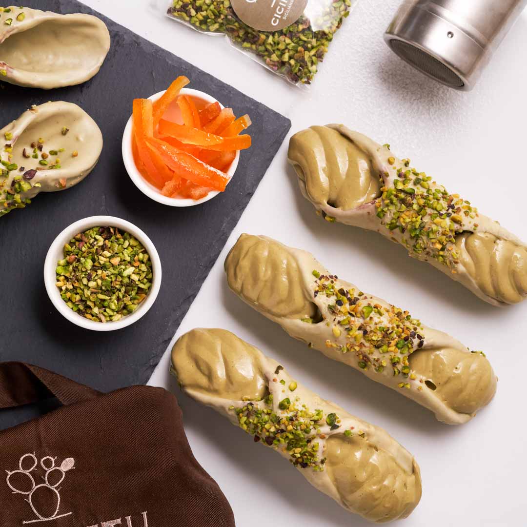 Kit 5 Cannoli Siciliani al Pistacchio