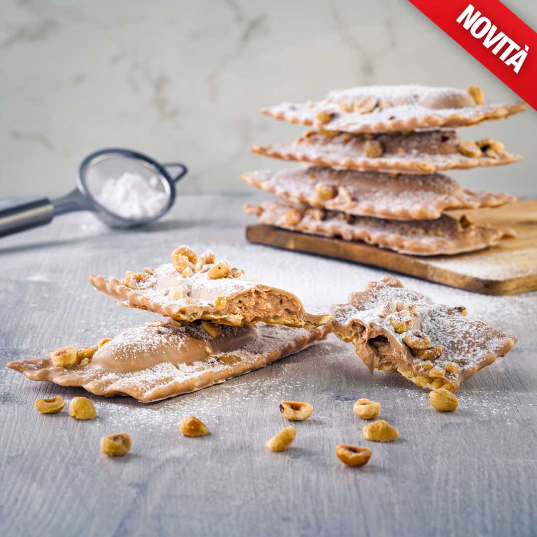 Chiacchiere Artigianali farcite alla Nocciola