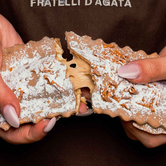 Chiacchiere al Forno Ripiene al Caramello Salato 800g