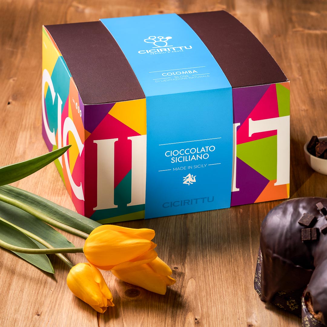 Colomba artisanale aux copeaux de chocolat sicilien 1 kg