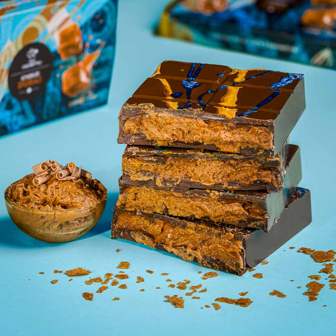 Dubai Chocolate Artigianale al Caramello con Cioccolato al Latte 200g