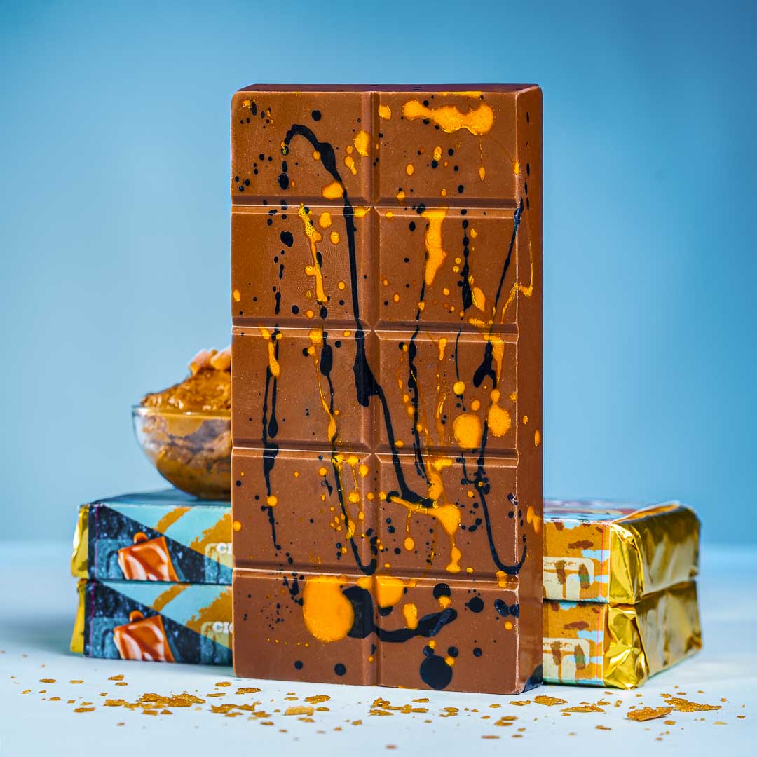 Dubai Chocolate Artigianale al Caramello con Cioccolato al Latte 200g