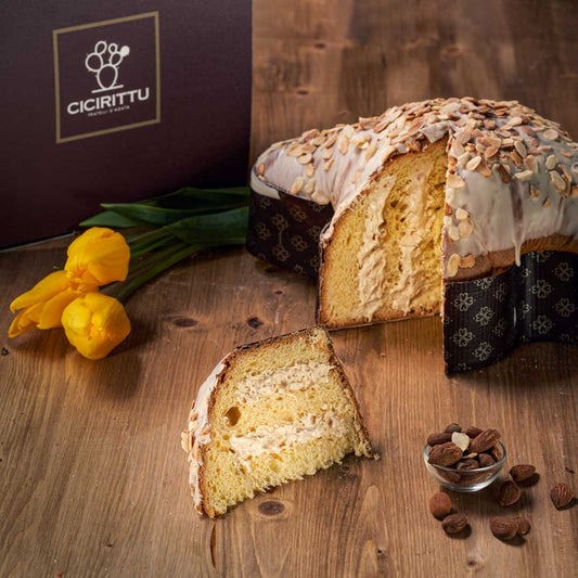 Colomba Artigianale Farcita con Crema alla Mandorla (1.2kg)