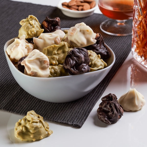 Mandorle al Rum glassate al Cioccolato Bianco