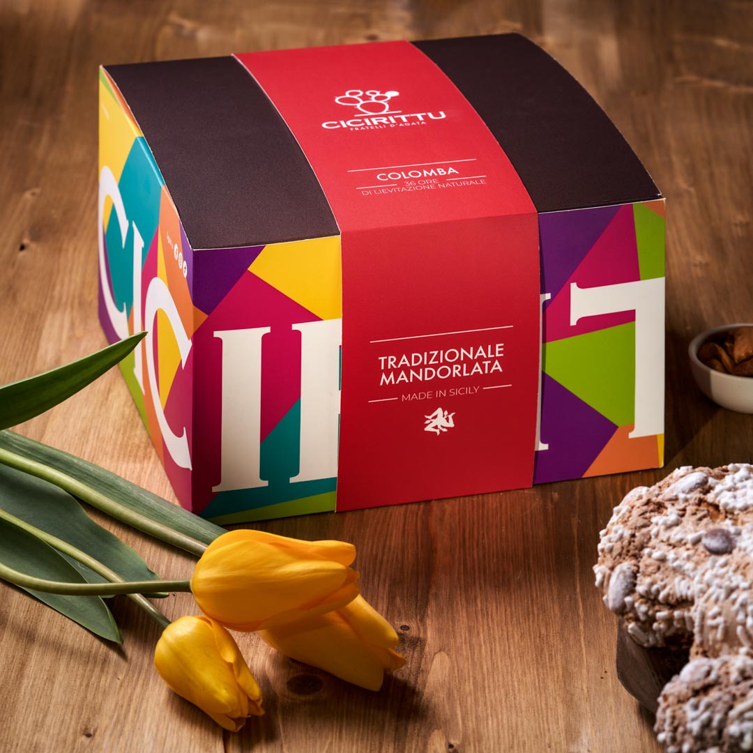 Colomba Artigianale Tradizionale con Mandorle e Canditi - Senza Glutine (600g)