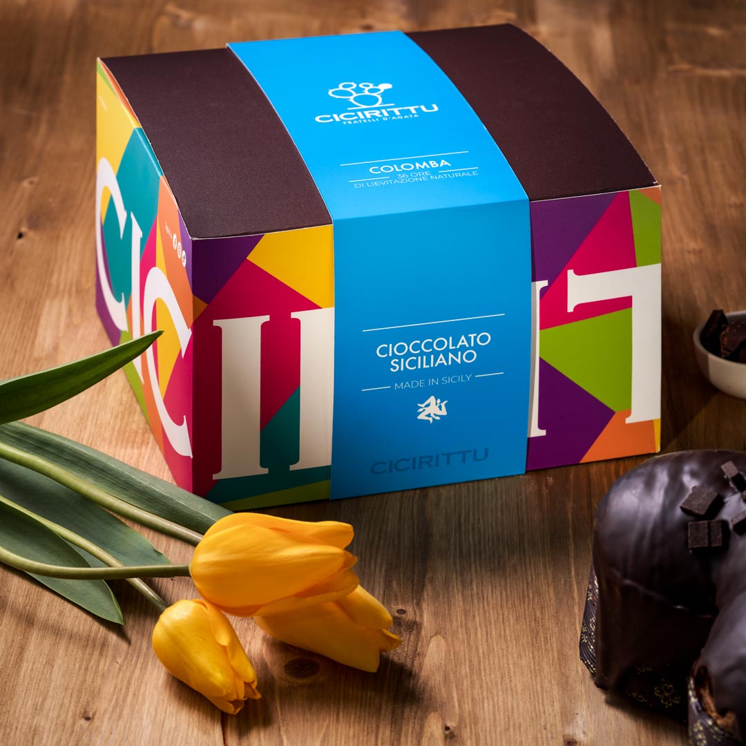 Colomba Artigianale con Scaglie di Cioccolato Siciliano (1kg)