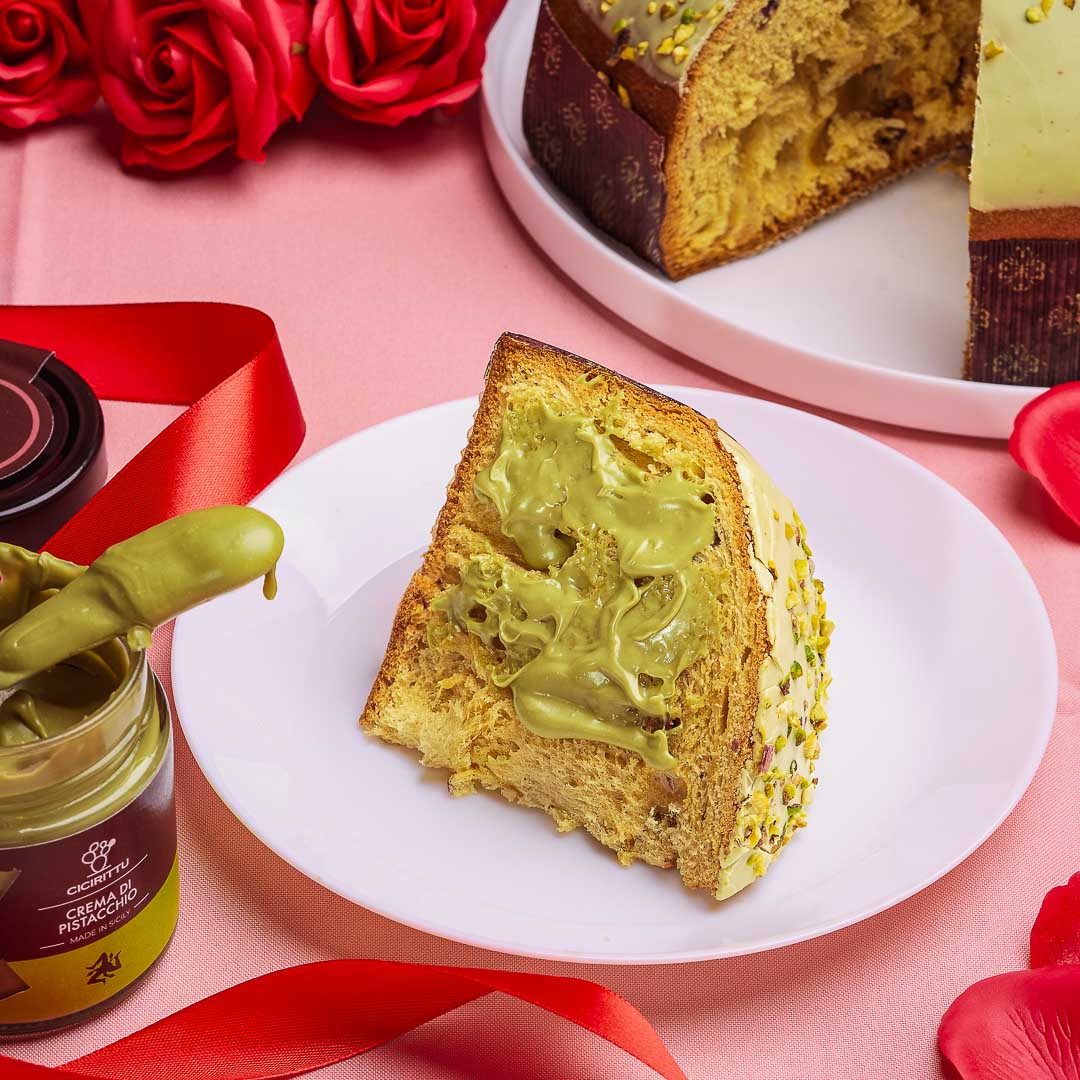 Pandamore Artigianale al Pistacchio 500g + Vasetto Crema al Pistacchio 200g