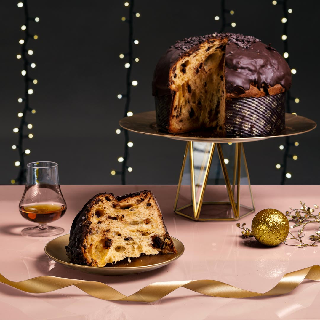 Panettone Artigianale con Gocce di Cioccolato (1kg)