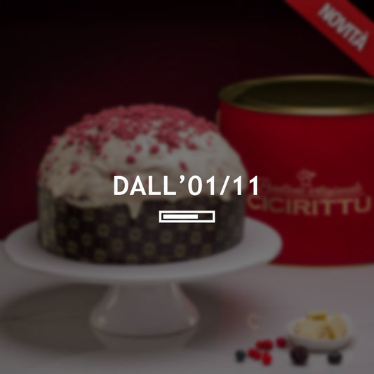 Panettone Artigianale al Cioccolato Bianco con Frutti di Bosco 1kg