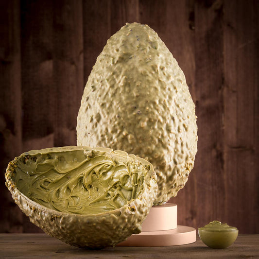 Uovo Artigianale di Pistacchio Farcito con Crema al Pistacchio (900g)