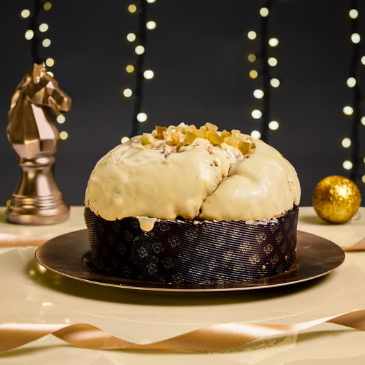 Panettone Artigianale Farcito con Crema al Limone di Sicilia (1kg)
