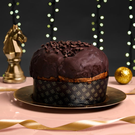 Panettone Artigianale con Scaglie di Cioccolato Siciliano (1kg)