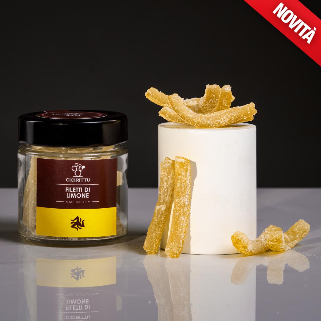 Scorzette di Limone Siciliano Candito