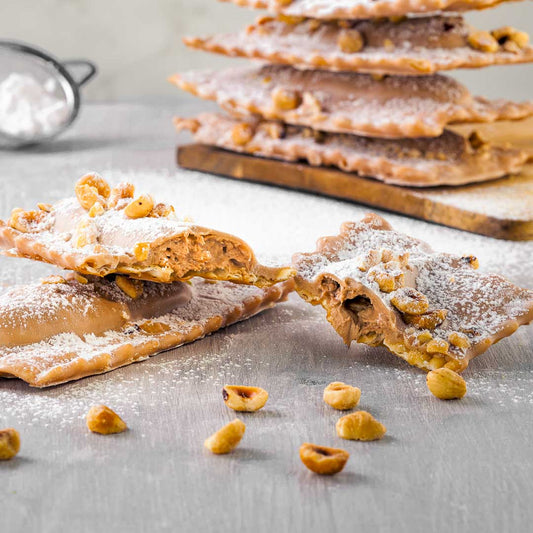 Chiacchiere al Forno Ripiene alla Nocciola 800g