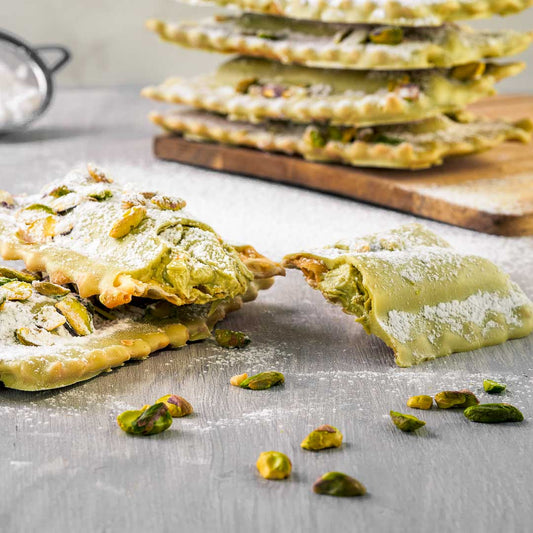 Chiacchiere al Forno Ripiene al Pistacchio 800g