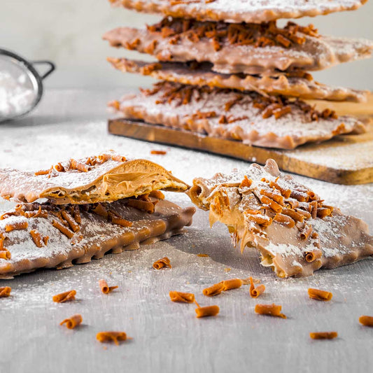 Chiacchiere al Forno Ripiene al Caramello Salato 800g