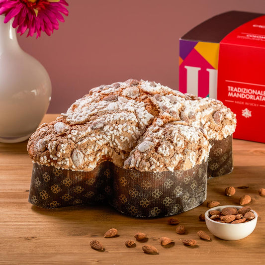 Colomba Artigianale Tradizionale con Mandorle e Canditi di Sicilia 1kg