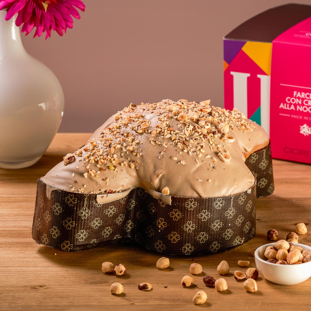 Colomba artisanale fourrée à la crème de noisette 1 kg