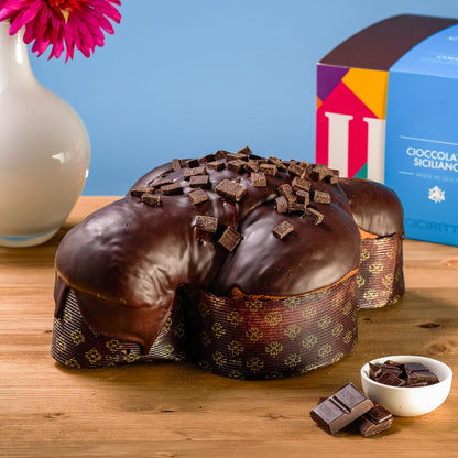 Handgemachte Colomba mit sizilianischen Schokoladenflocken, 1 kg