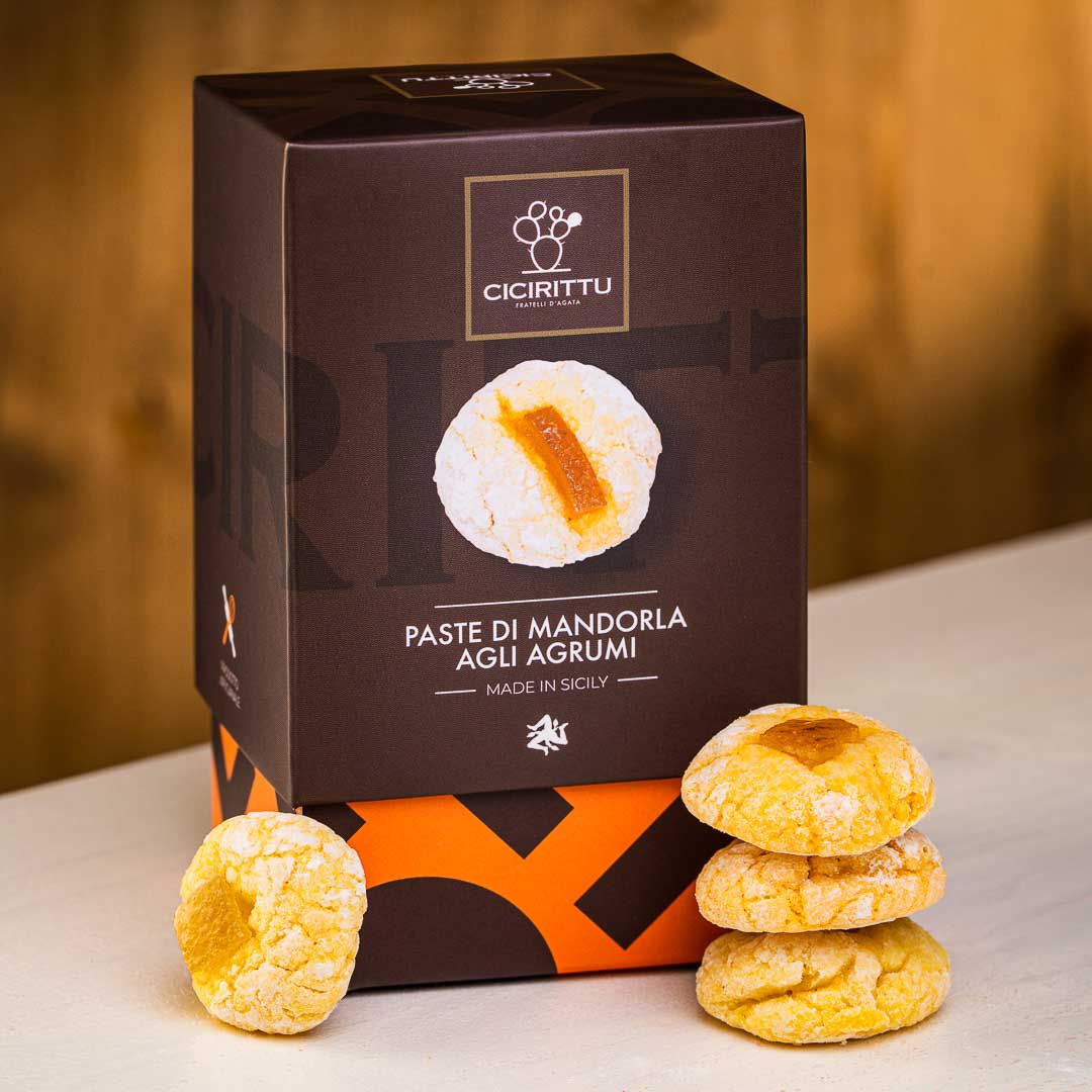 Pâte d'amandes aux agrumes