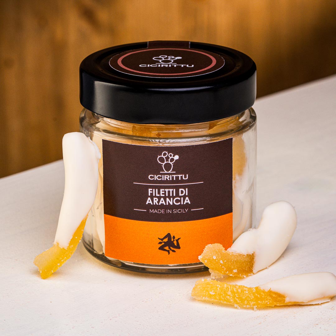 Écorces d'orange sicilienne confites