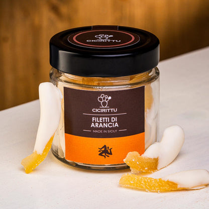 Écorces d'orange sicilienne confites