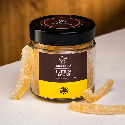 Scorzette di Limone Siciliano Candito