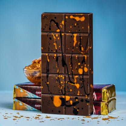 Dubai Chocolate Artigianale al Caramello con Cioccolato Fondente 200g
