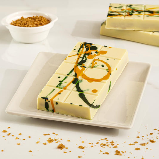 Dubai Chocolate Artigianale al Caramello con Cioccolato Bianco 200g