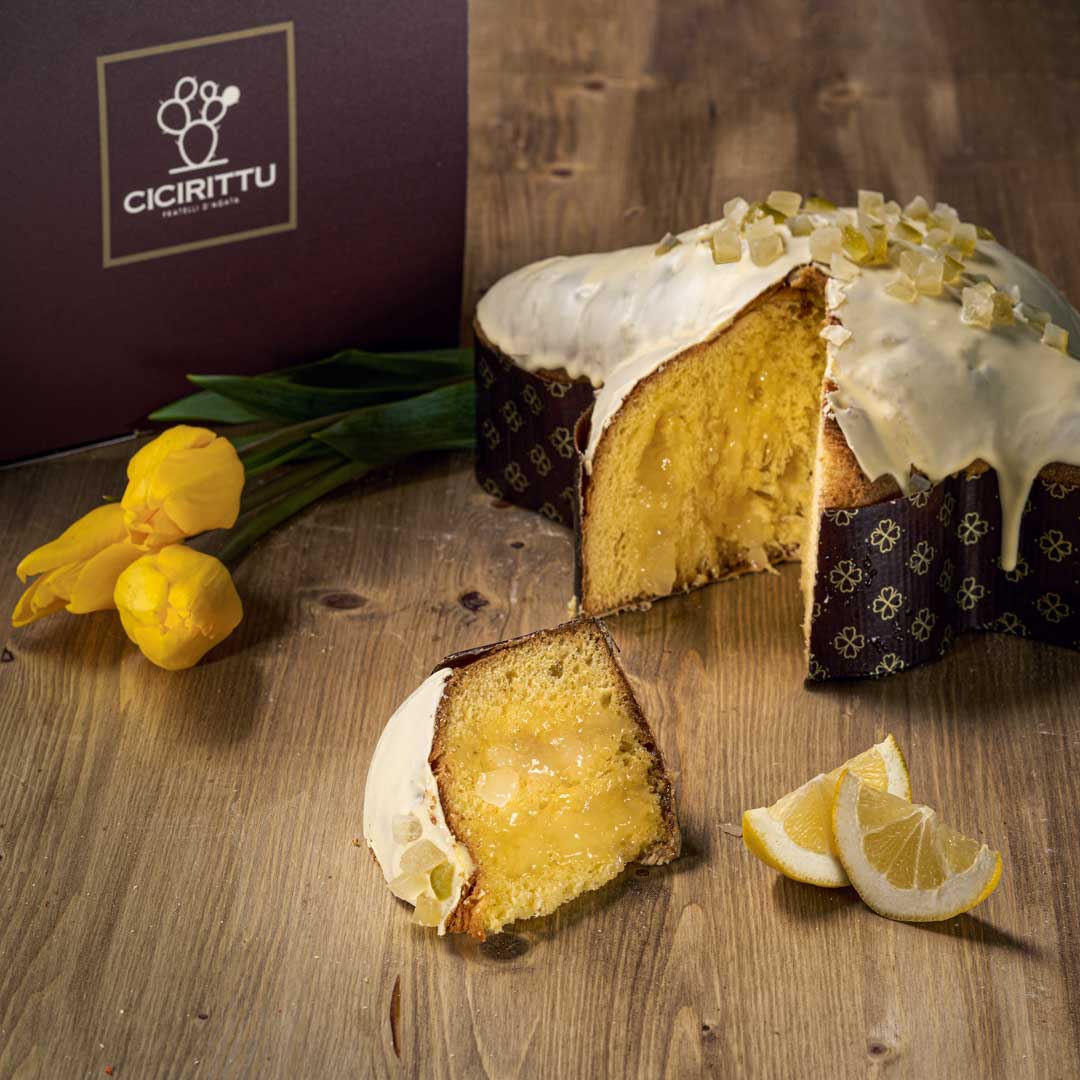 Colomba Artigianale Farcita con Crema al Limone (1kg)