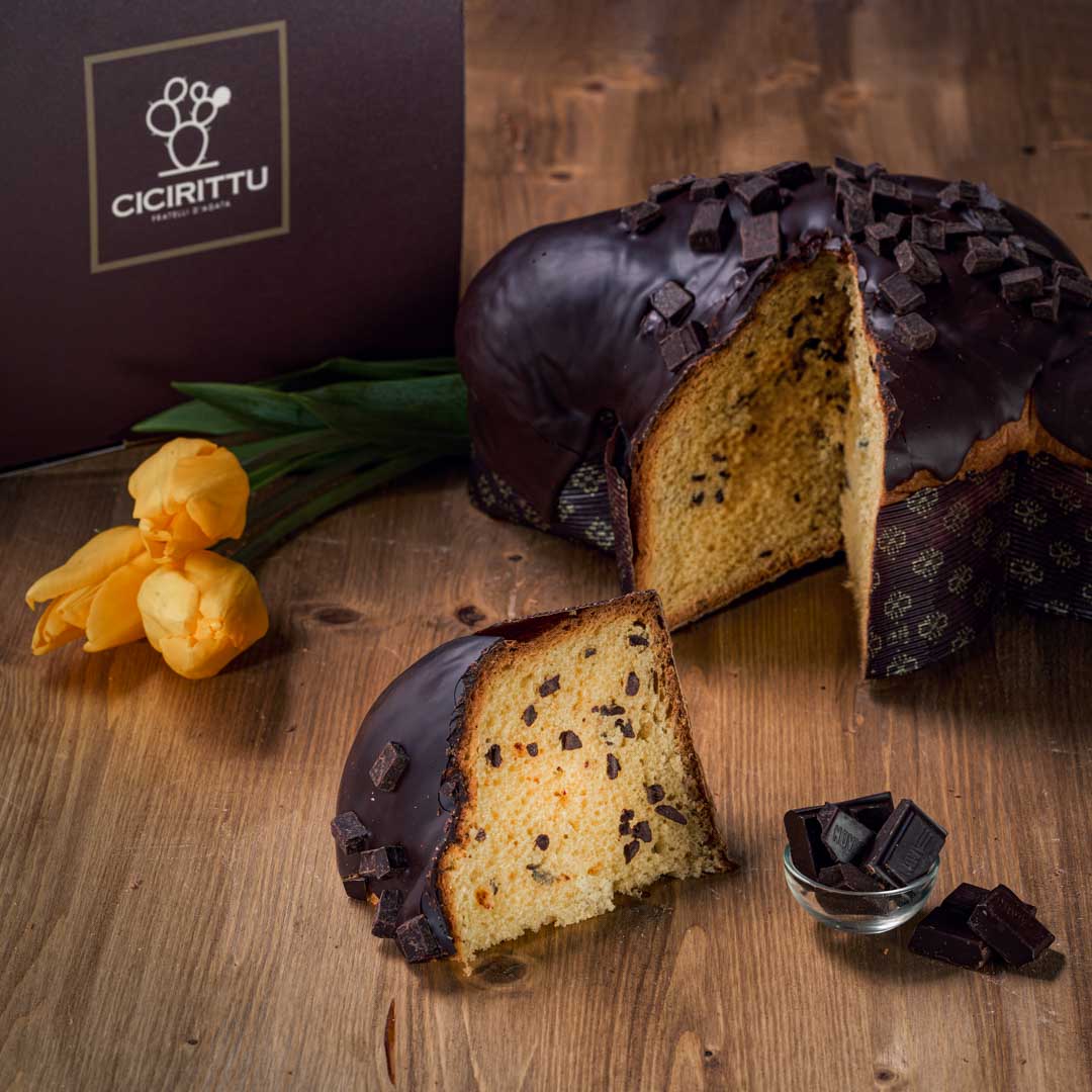 Colomba Artigianale con Scaglie di Cioccolato Siciliano (1kg)