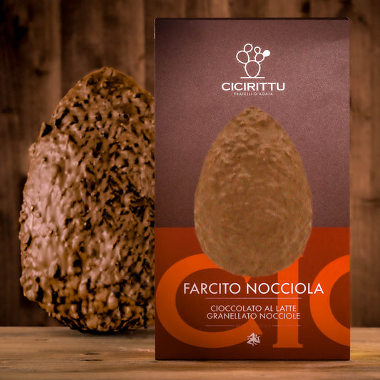 Œuf en chocolat au lait artisanal fourré à la crème de noisettes 950 g