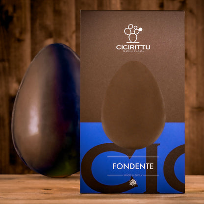 Œuf en chocolat noir artisanal 350 g