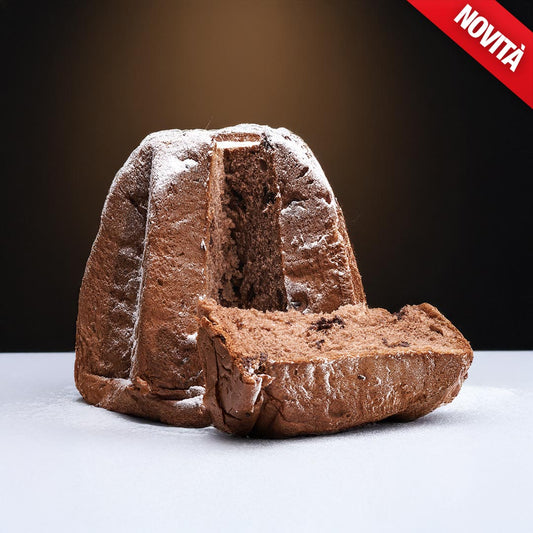 Pandoro Artigianale al Cioccolato con Scaglie di Cioccolato 750g