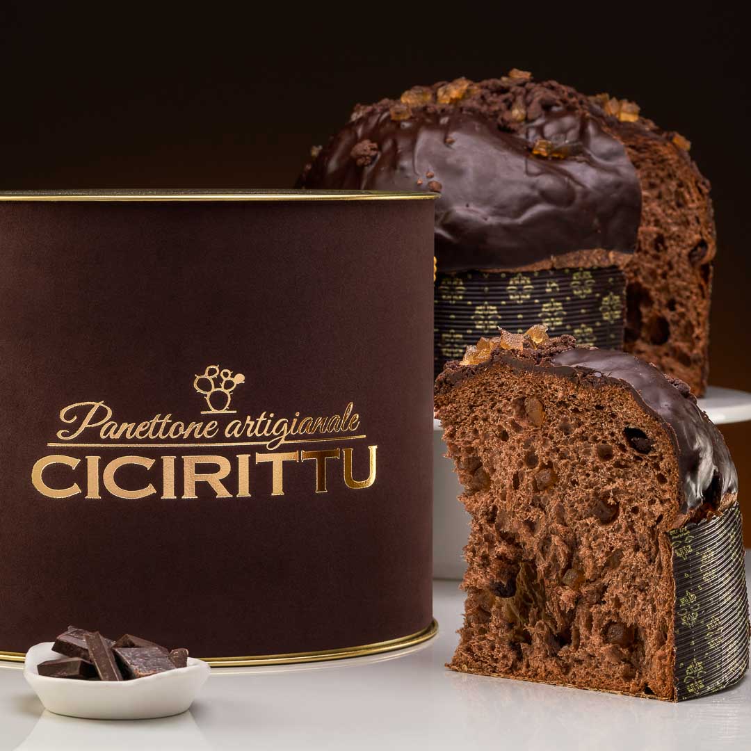 Panettone Artigianale al Cioccolato con Rum e Pera 1.2kg