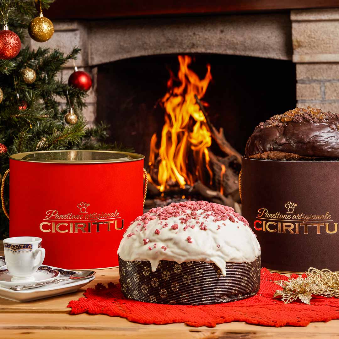 Panettone Artigianale al Cioccolato con Rum e Pera 1.2kg