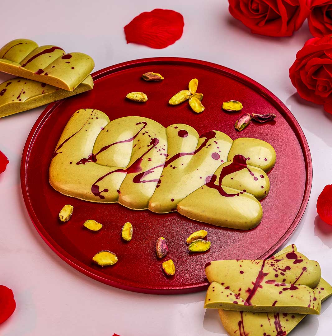 Tavoletta "LOVE" Pistacchio 100g